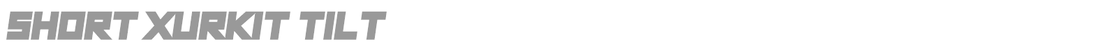 Short Xurkit font preview